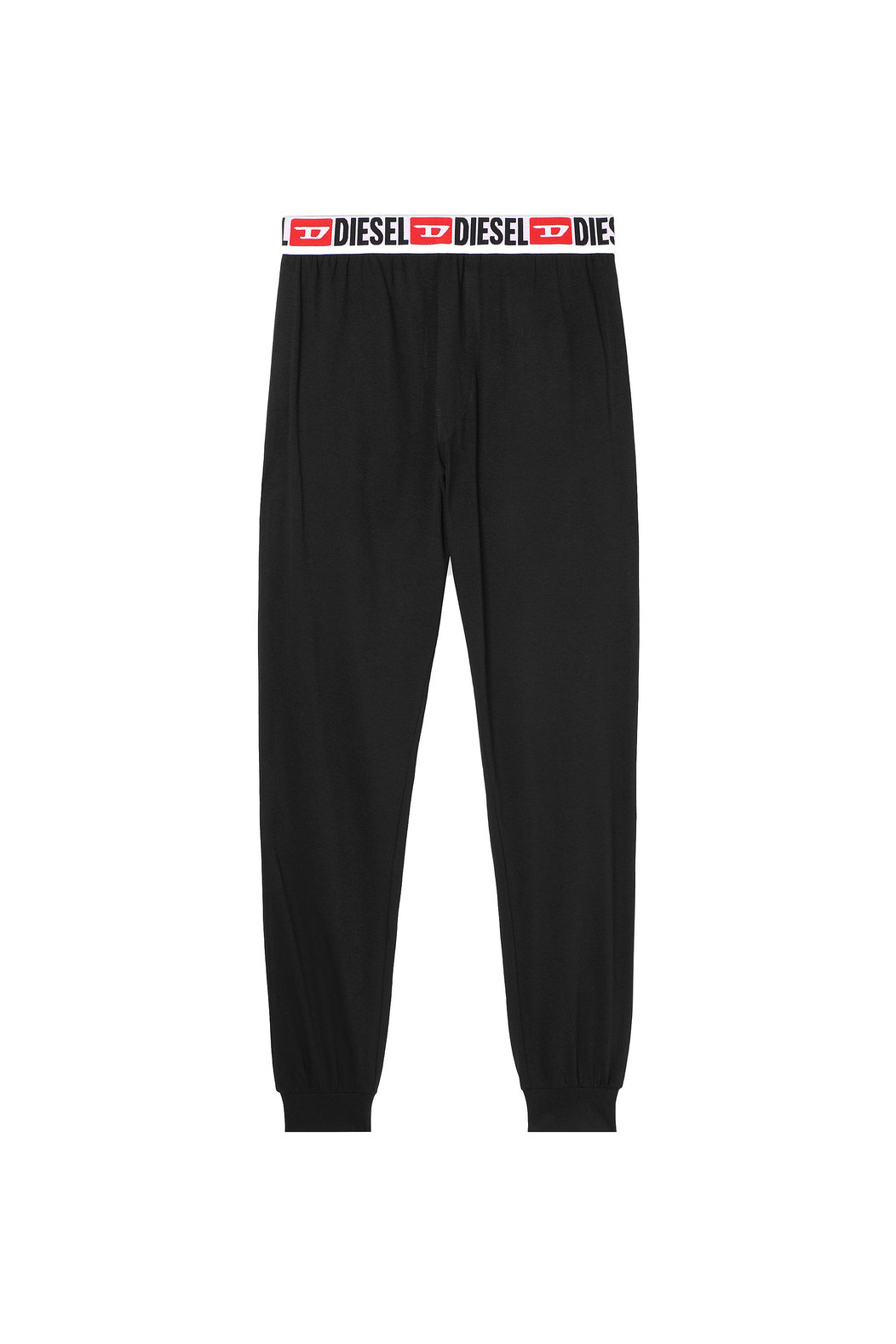 Pyjama pants with all-over logo waist