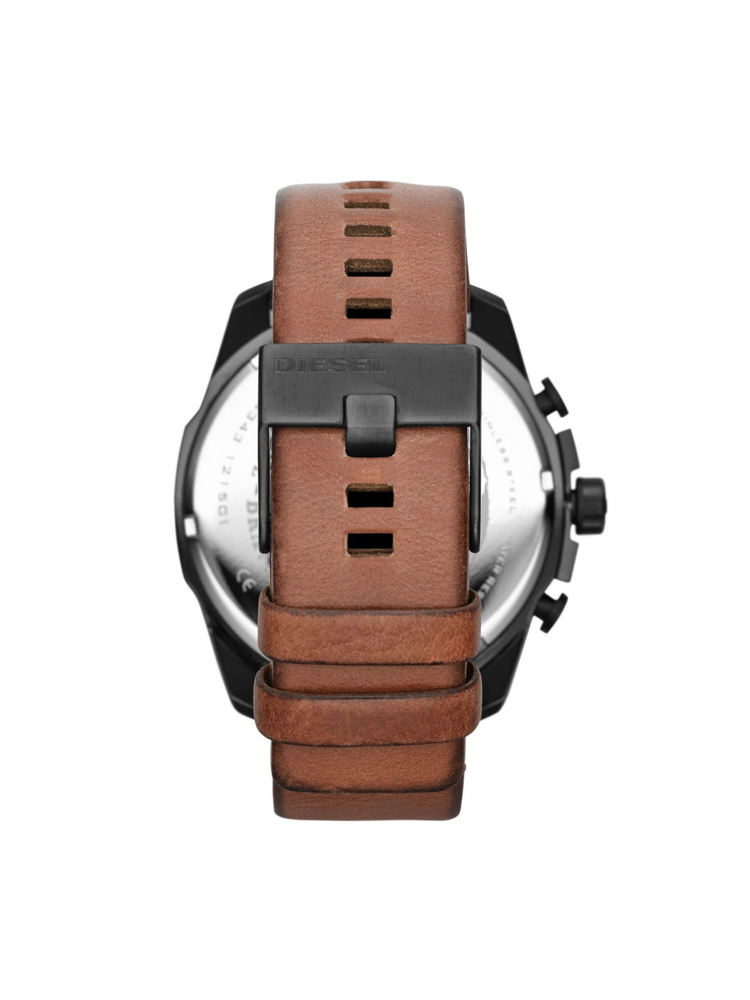 Mega Chief brown leather watch