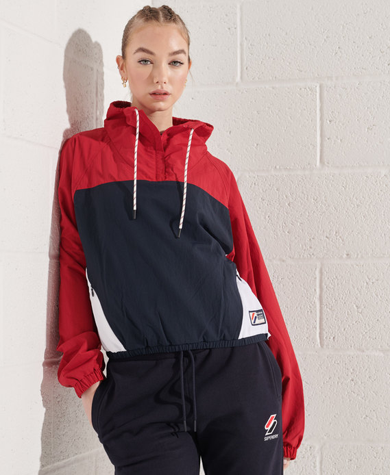 Overhead Cropped Track Jacket