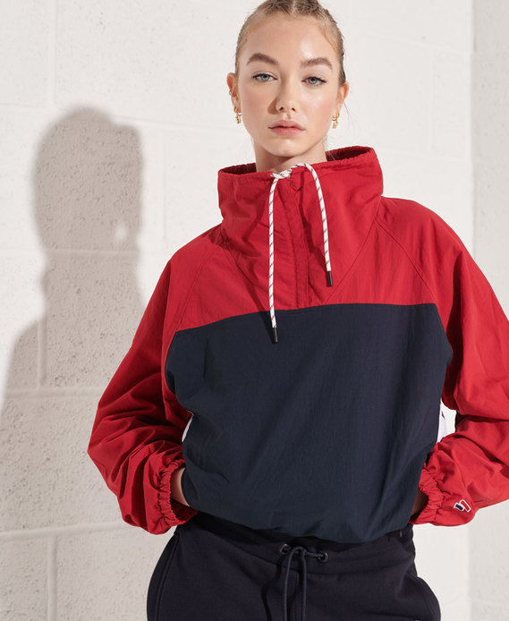 Overhead Cropped Track Jacket