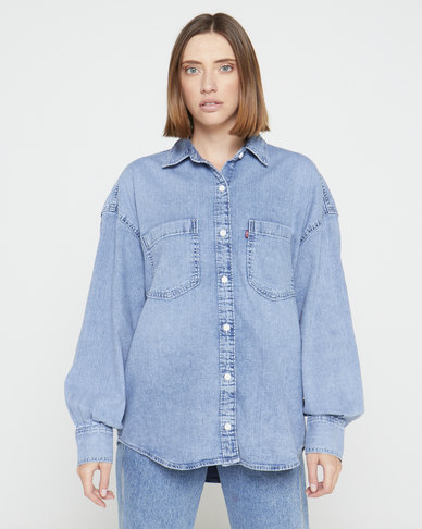Levi's Modern Denim Shirt | Levi jeans women, Top shirt women, Clothes  design