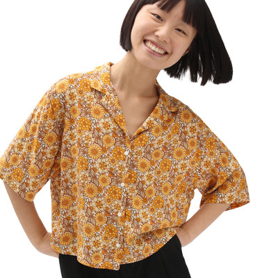 Trippy Floral Woven Top