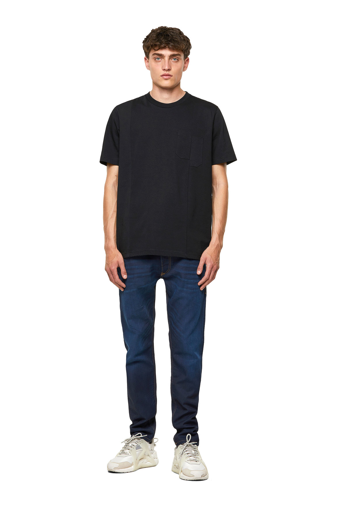 Green Label T-shirt with two-tone panels | Diesel
