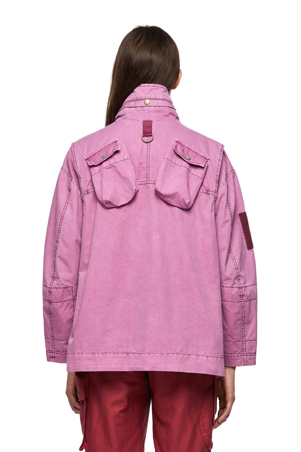Garment-dyed field jacket