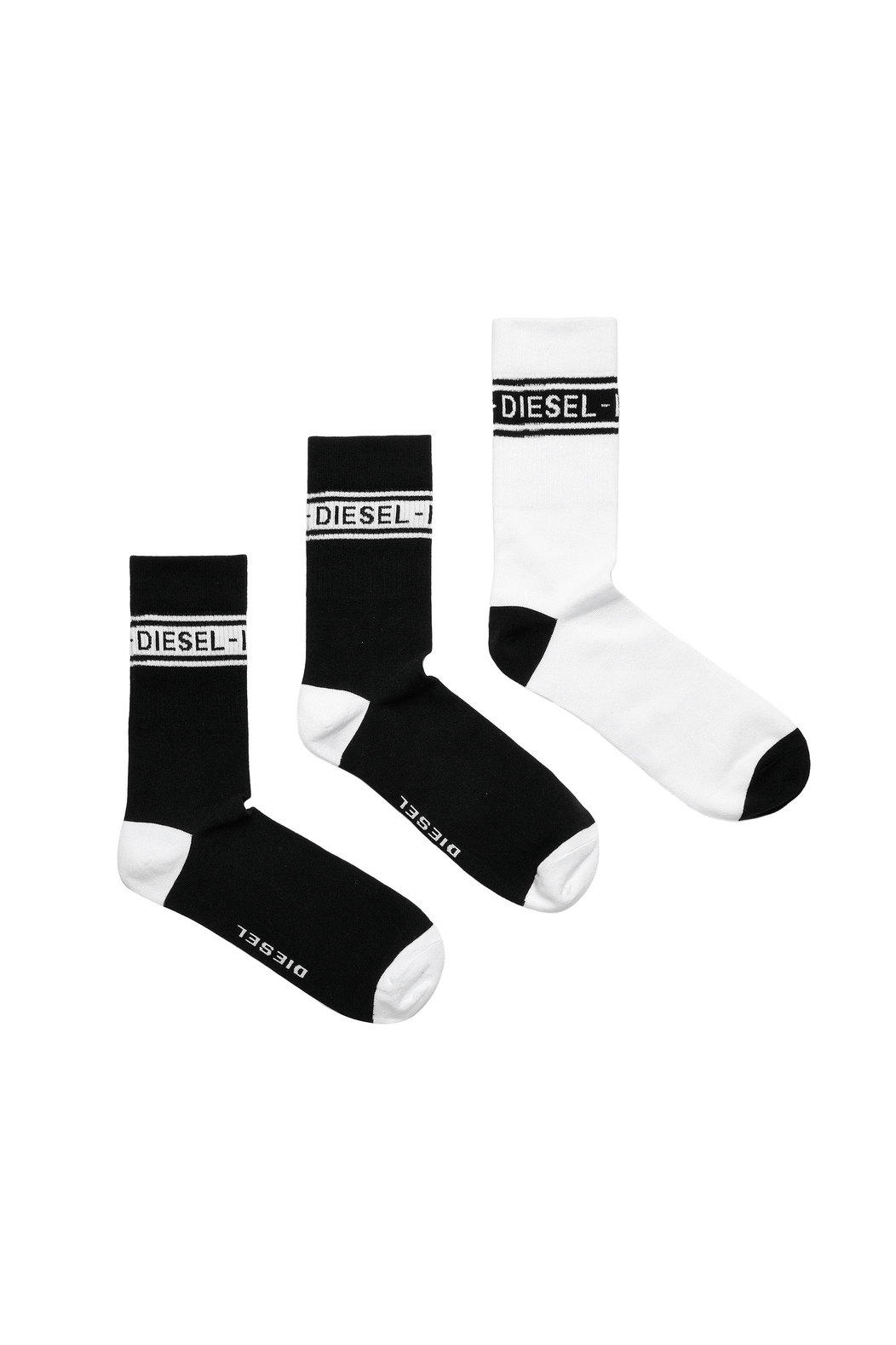 Three-pack of Diesel Industry logo socks
