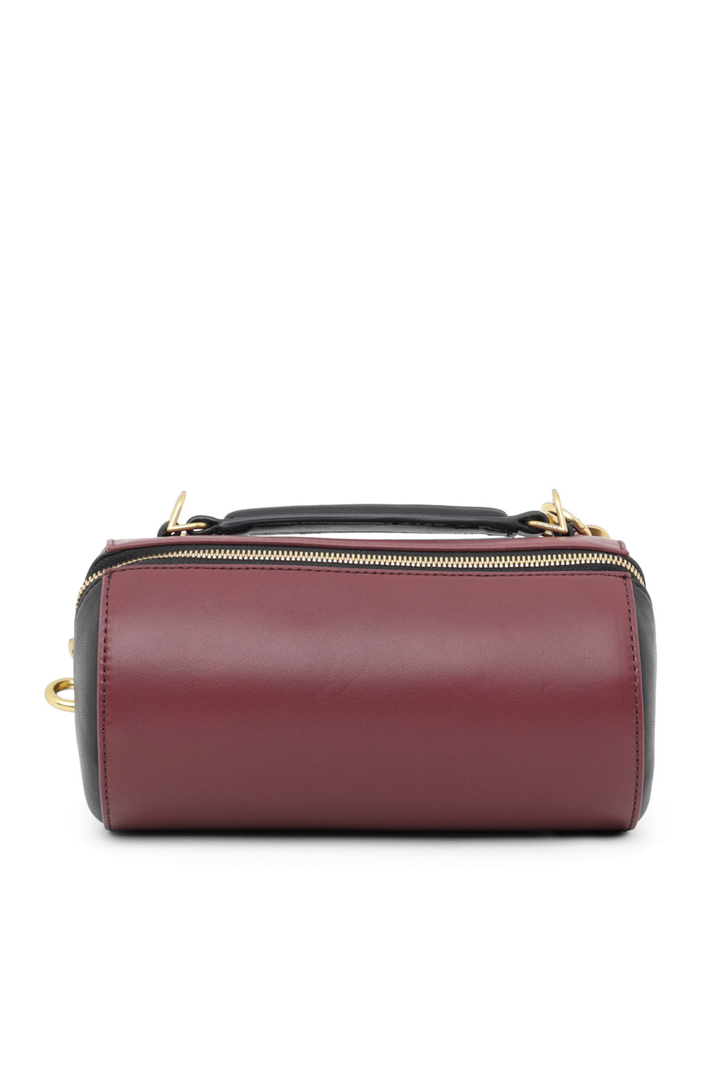 Cylindrical cross-body in nappa leather