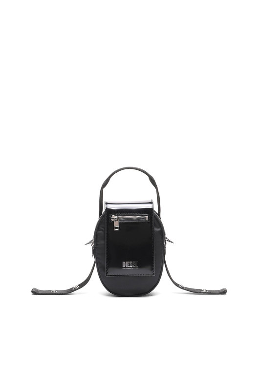 Small cross-body in nylon and leather