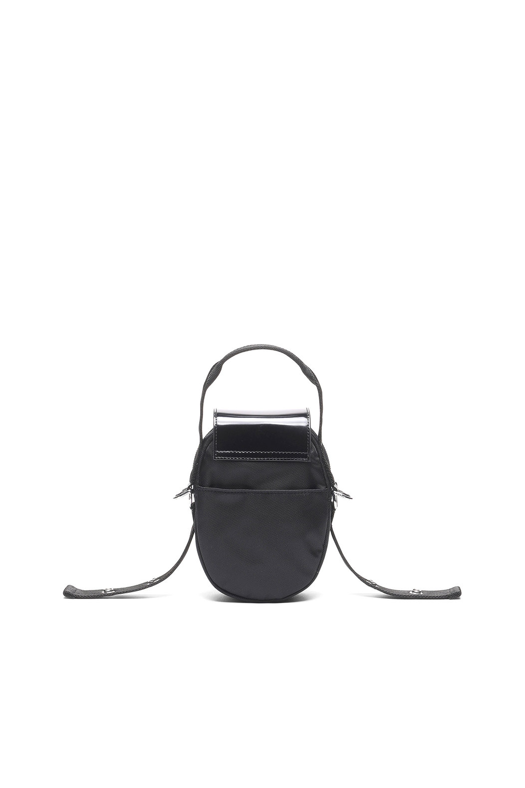 Small cross-body in nylon and leather