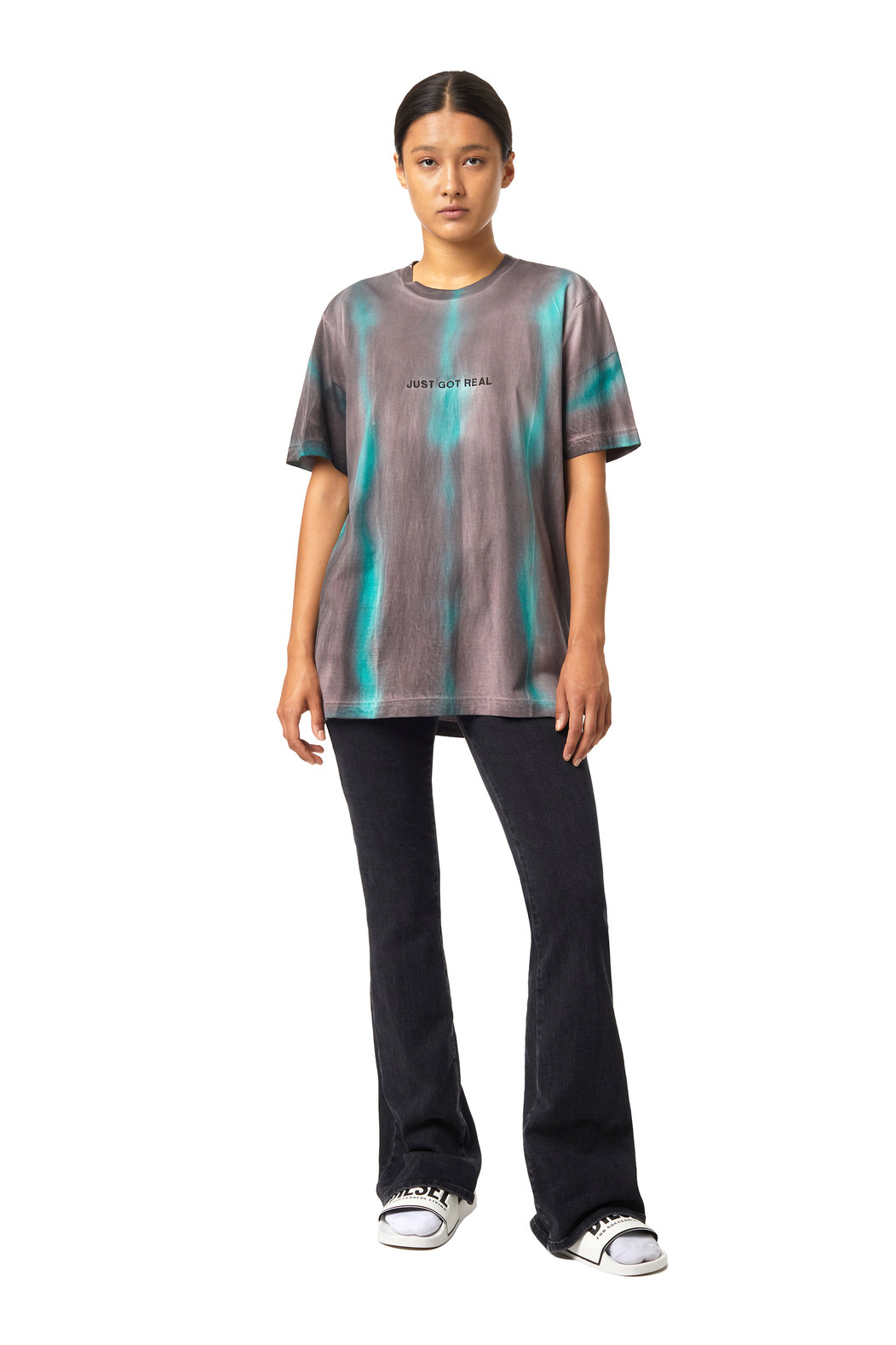 Tie-dye T-shirt with batik effect | Diesel