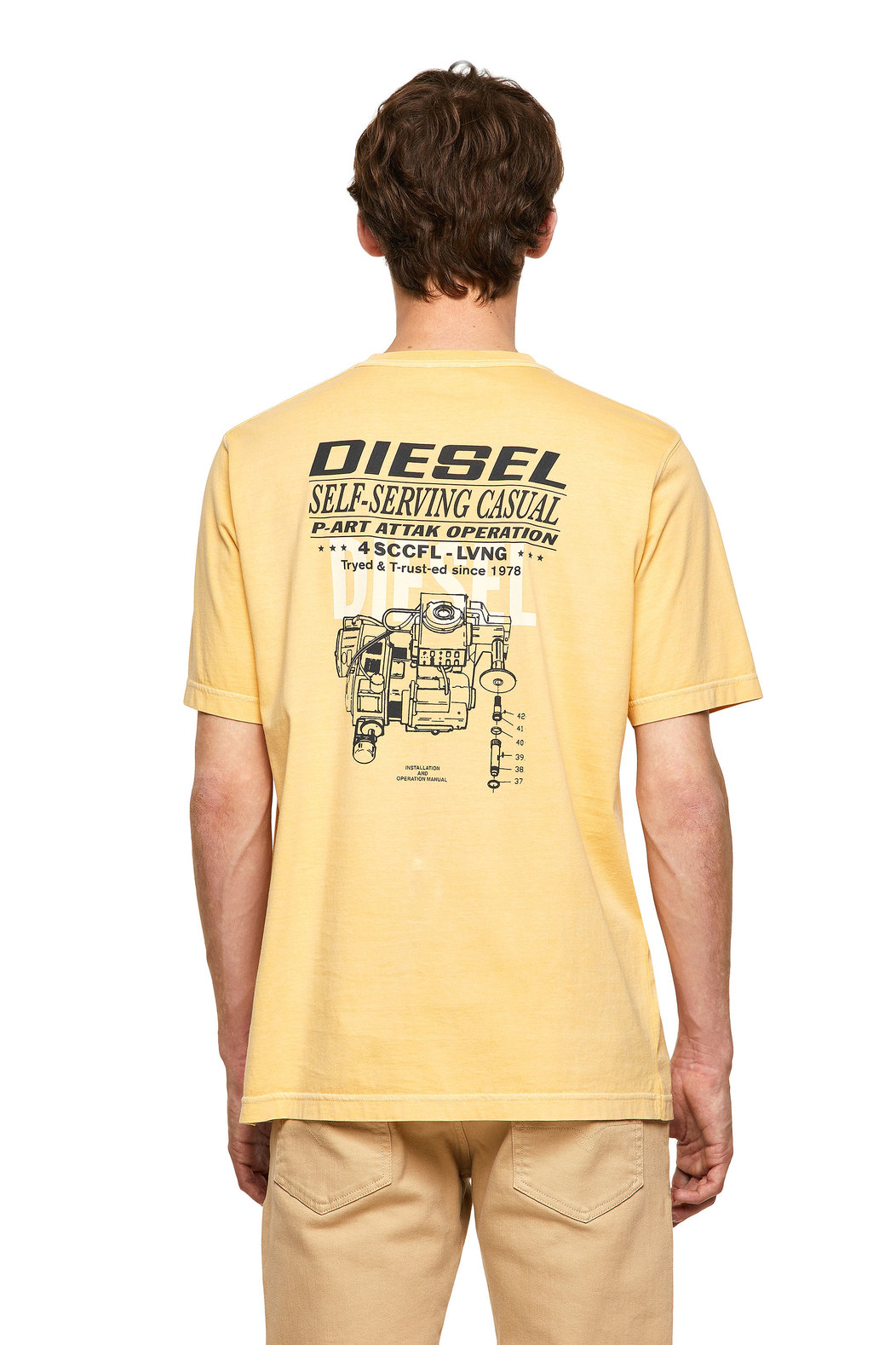 Green Label Industrial-Print T-Shirt