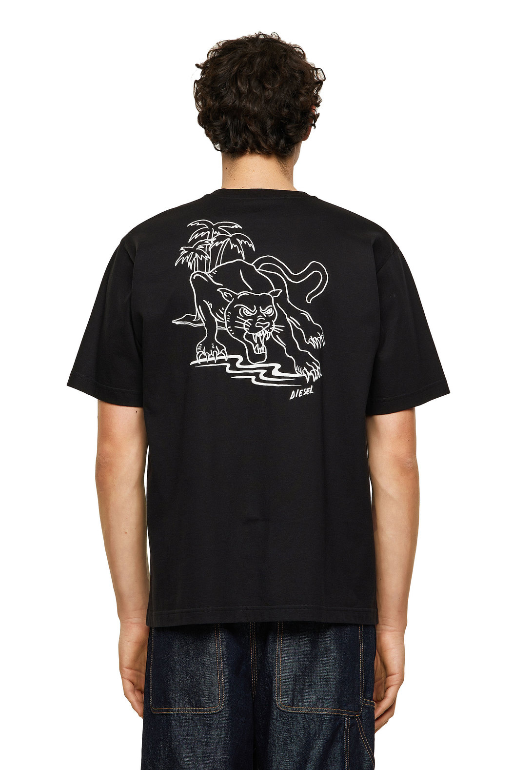 T-Shirt With Panther Print
