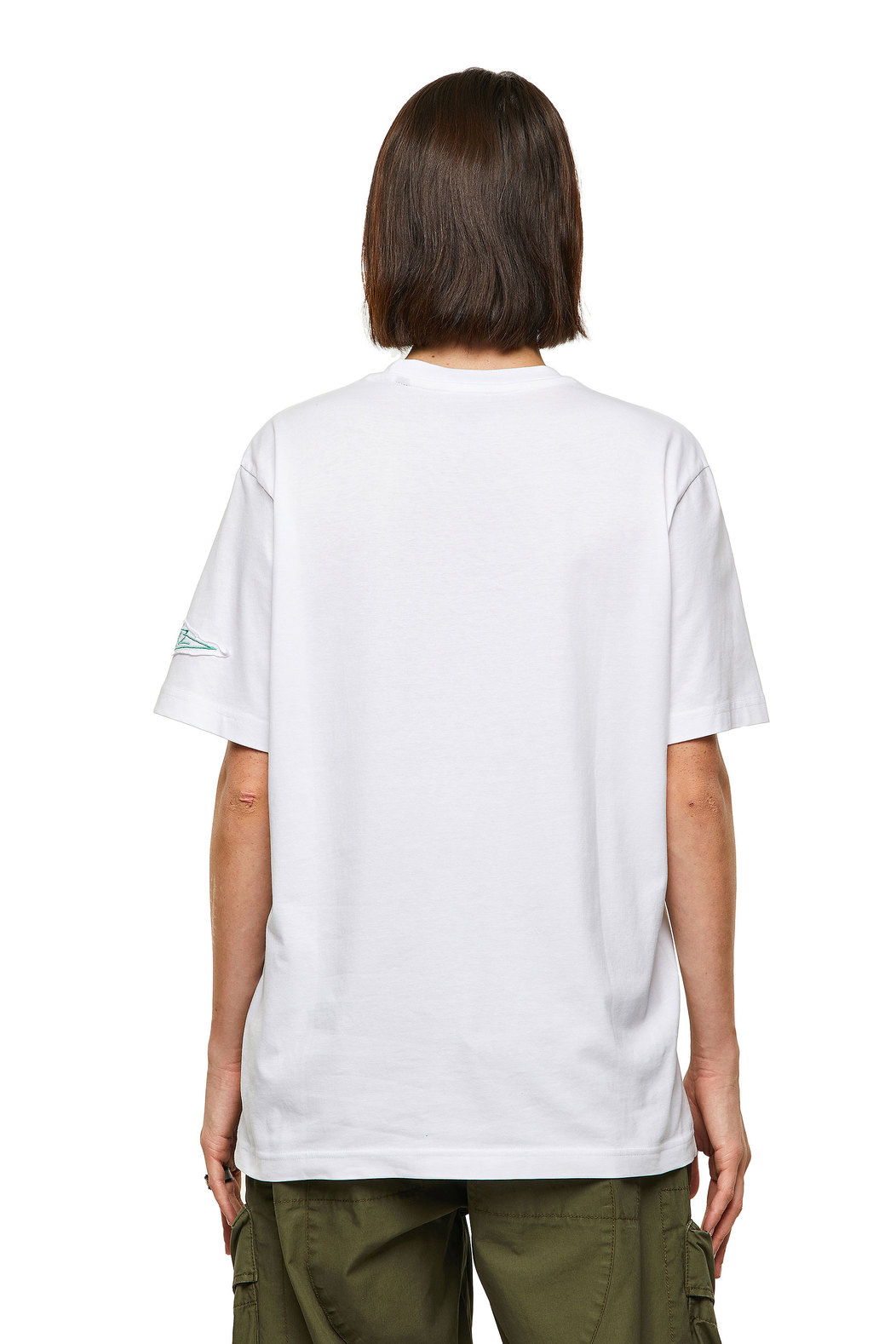 T-Shirt With Sleeve Patch