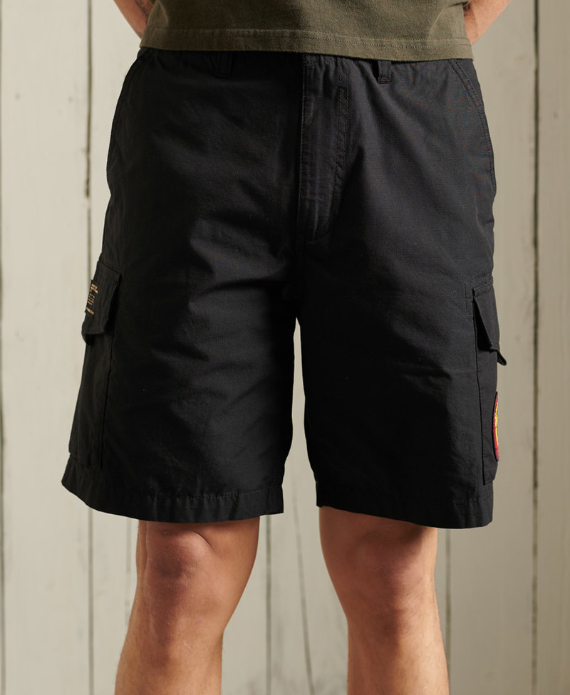Patched Alpha Cargo Shorts