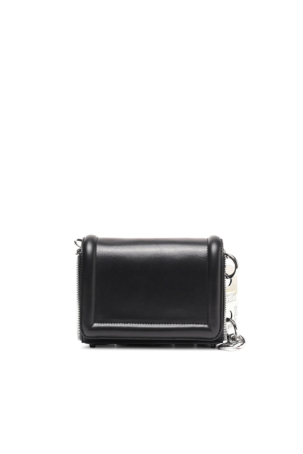 Small Zip-Trim Cross-Body In Leather