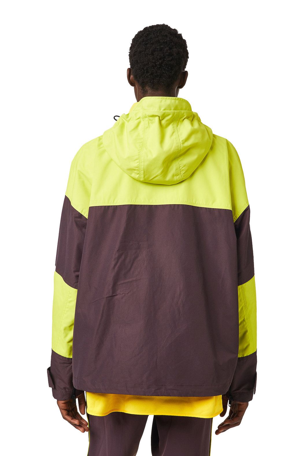 Anorak With Panelled Design