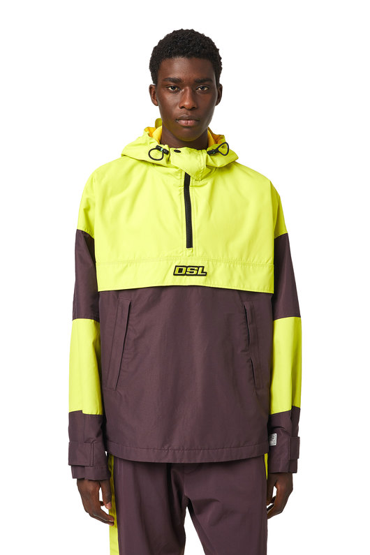Anorak With Panelled Design