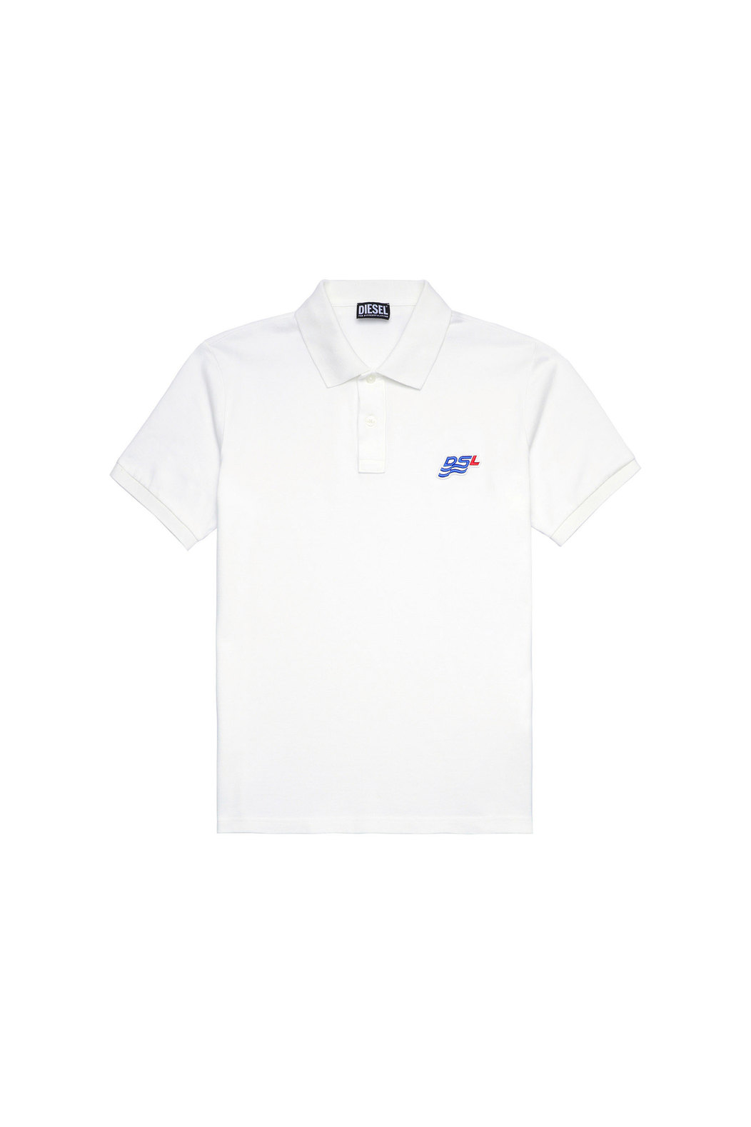 Polo Shirt With Dsl Wave Patch