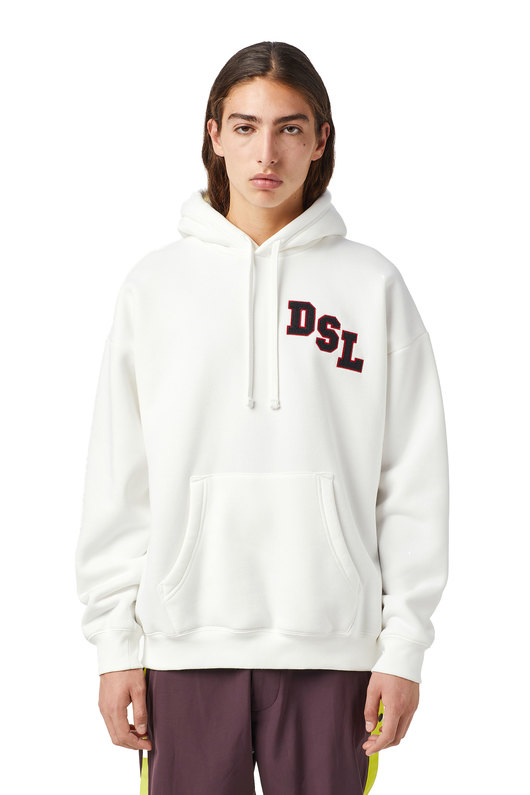 Hoodie With Varsity Felt Patches