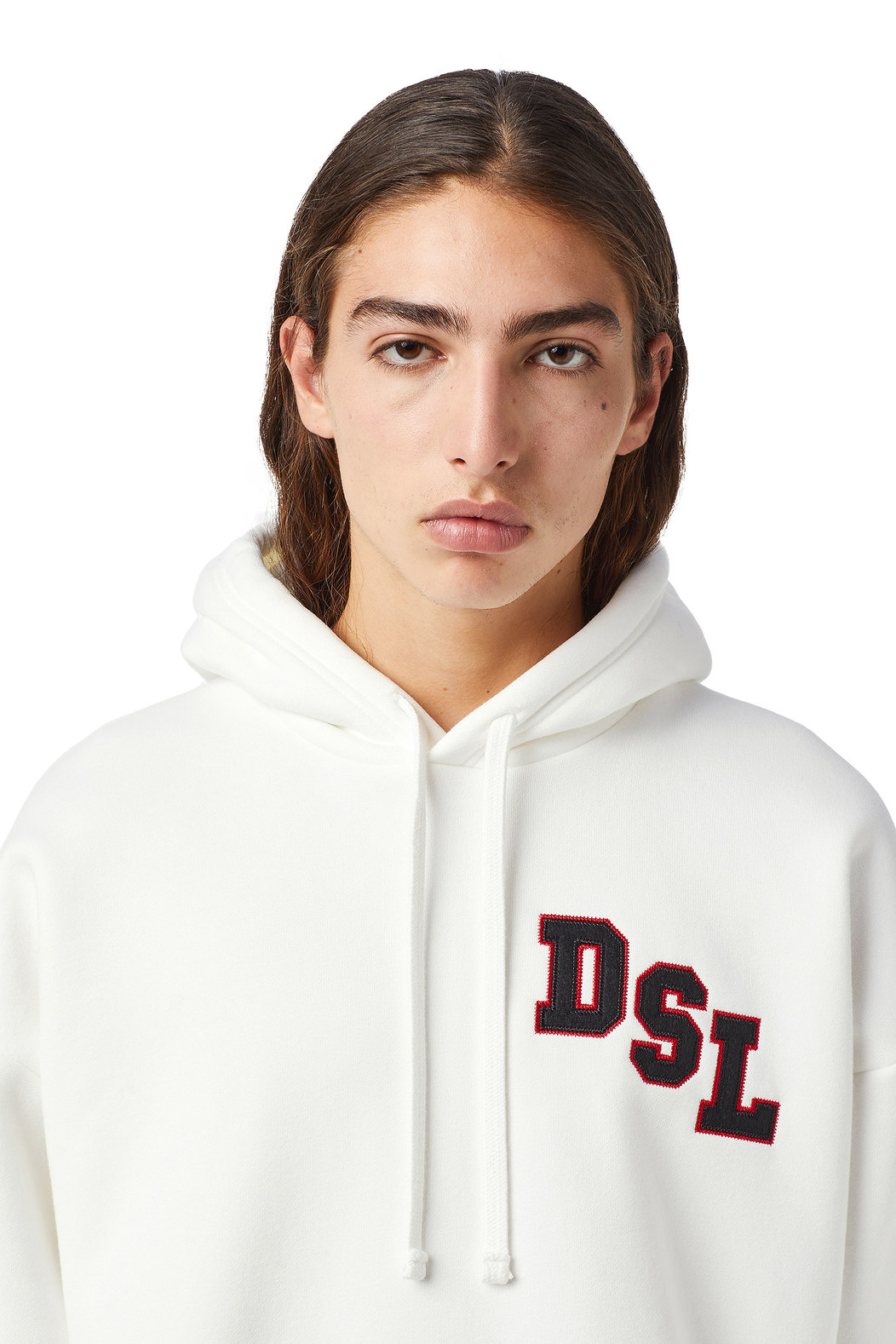 Hoodie With Varsity Felt Patches