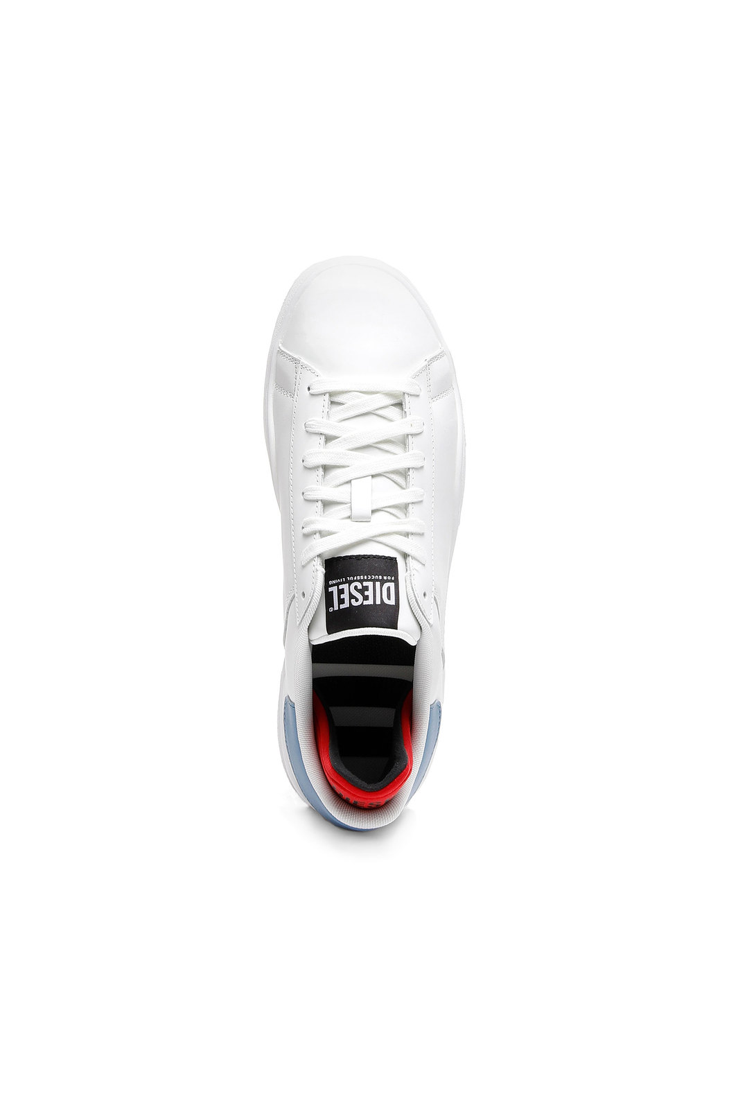 Leather Sneakers With Contrast Trim