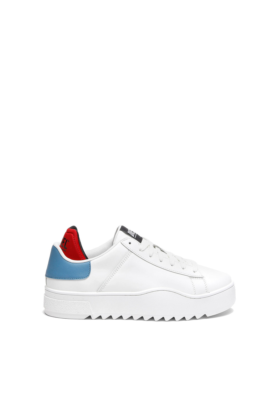 Leather Sneakers With Contrast Trim | Diesel