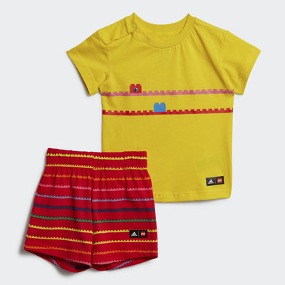 adidas x Classic LEGO® Tee and Shorts Set