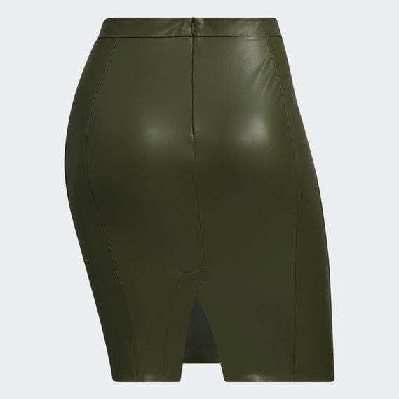 IVY PARK Faux Leather Skirt (Plus Size)
