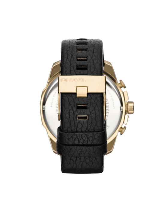TEXTURED LEATHER BAND WATCH