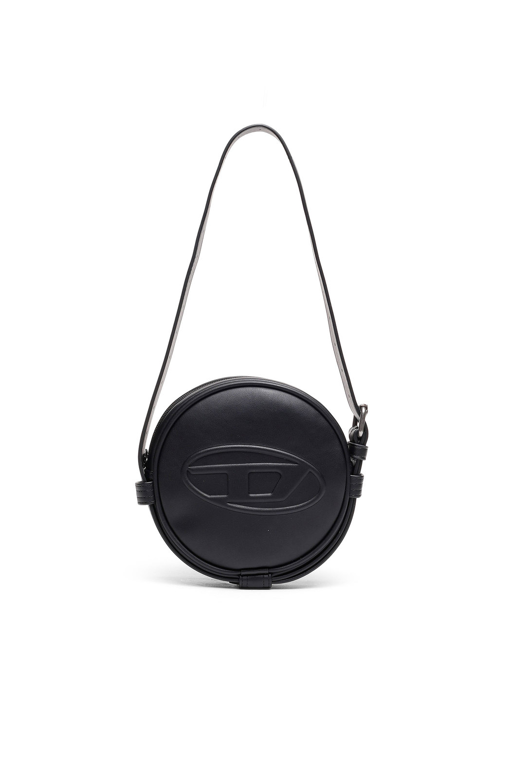 Round Shoulder Bag In Faux Leather