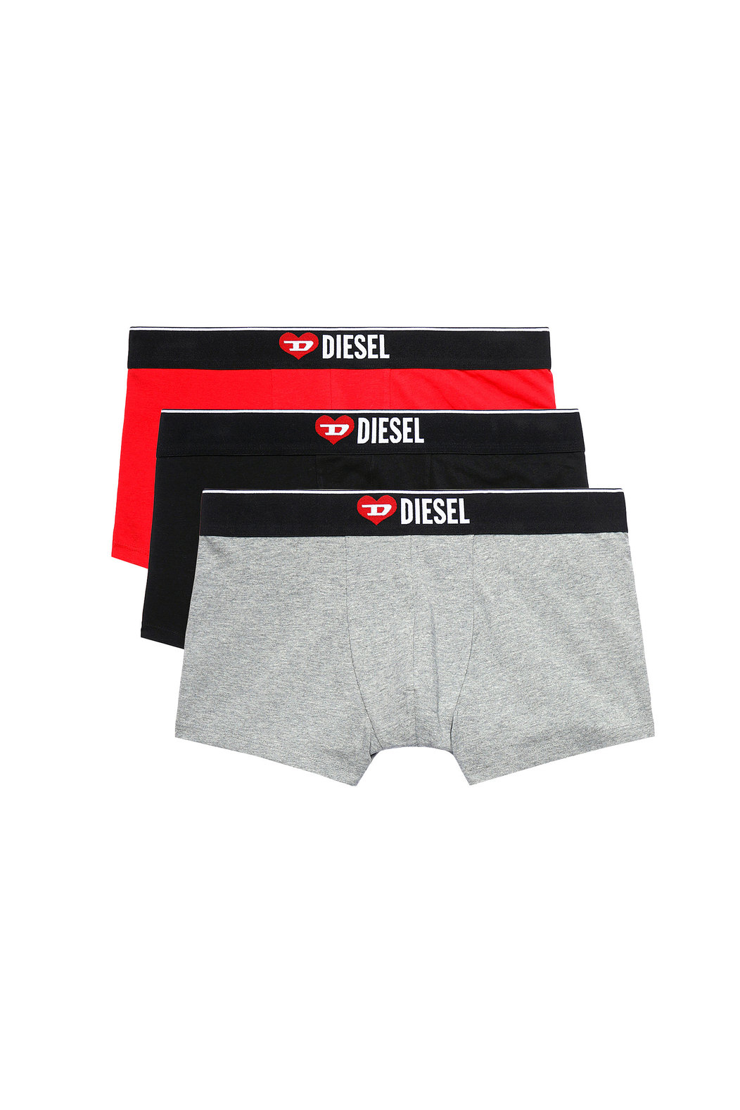 Boxer Briefs With Heart Logo - 3 Pack
