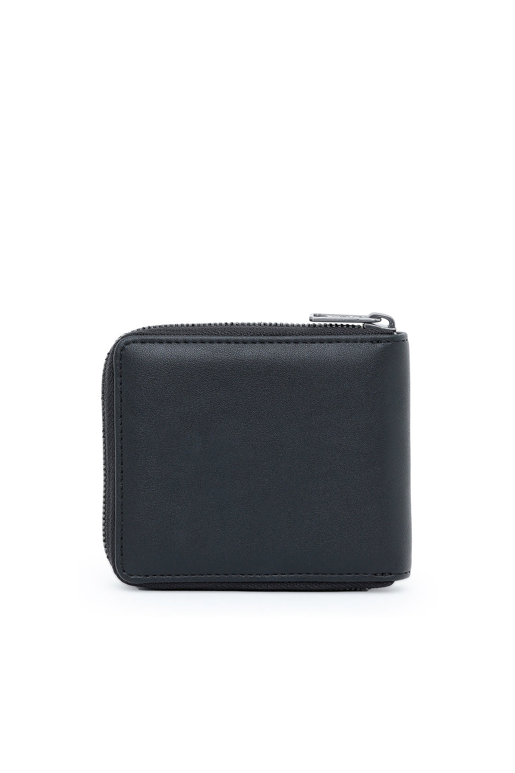 Zip-around wallet in faux leather