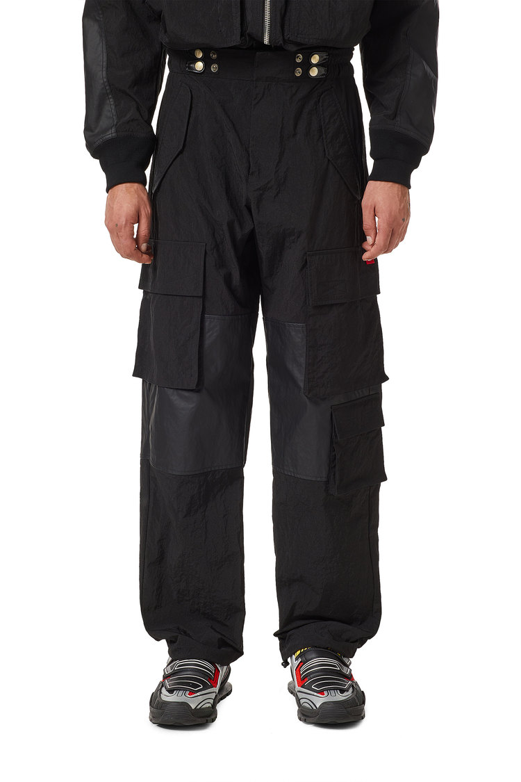JOHN ELLIOTT Himalayan Straight-Leg Canvas-Panelled Nylon Cargo Trousers  for Men | MR PORTER