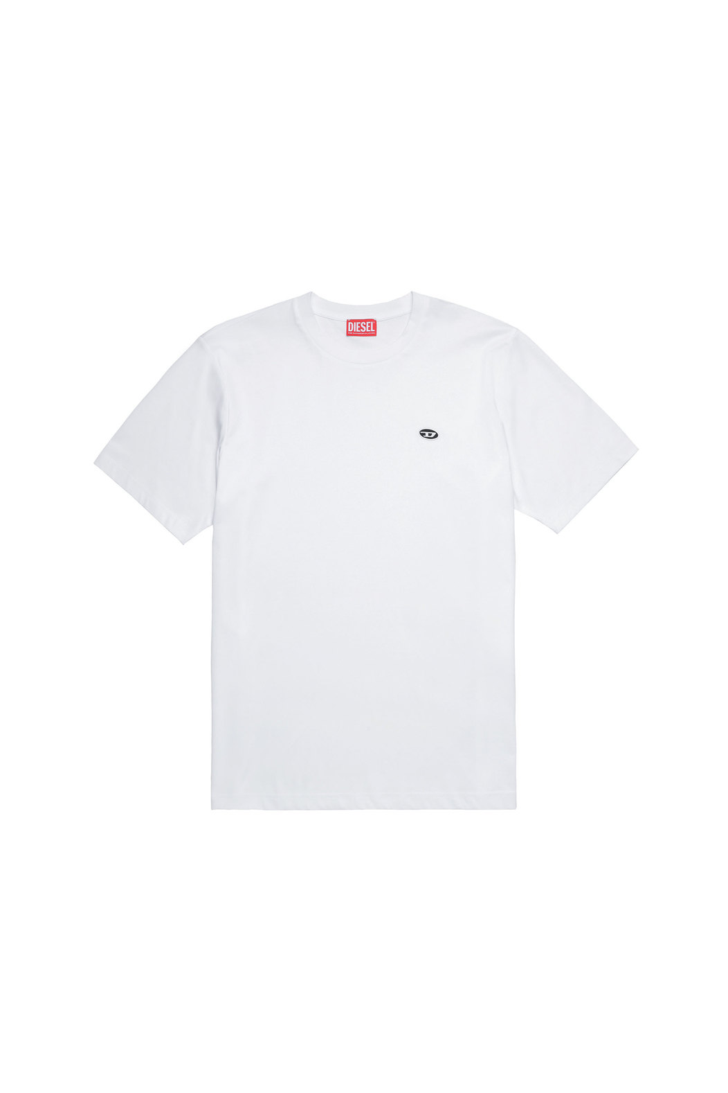 T-shirt with D oval patch
