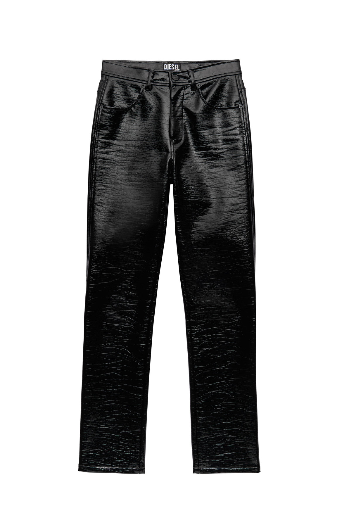 Crinkled vinyl pants | Diesel