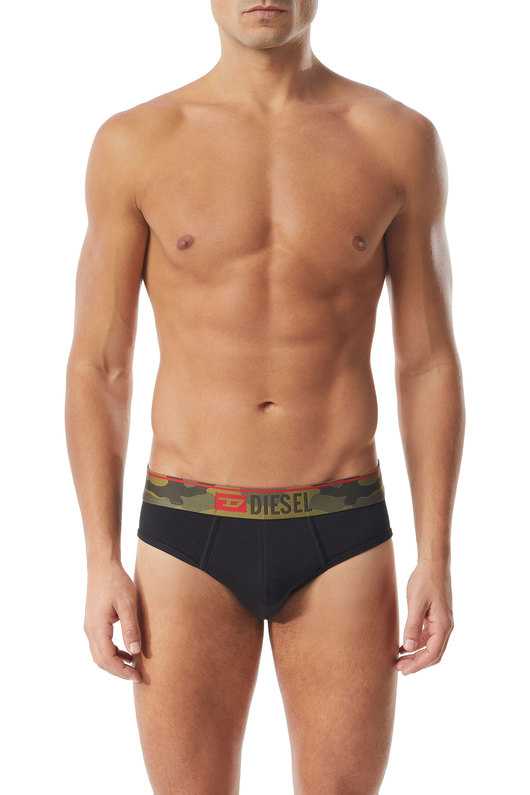 Briefs With Camo Print - 2 Pack