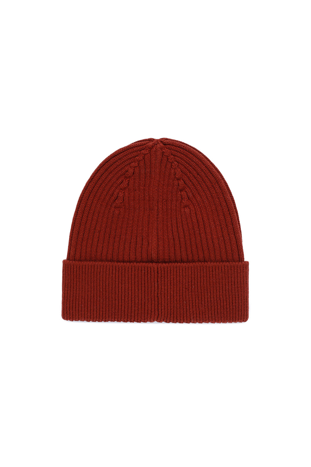 Ribbed Beanie With Logo Patch