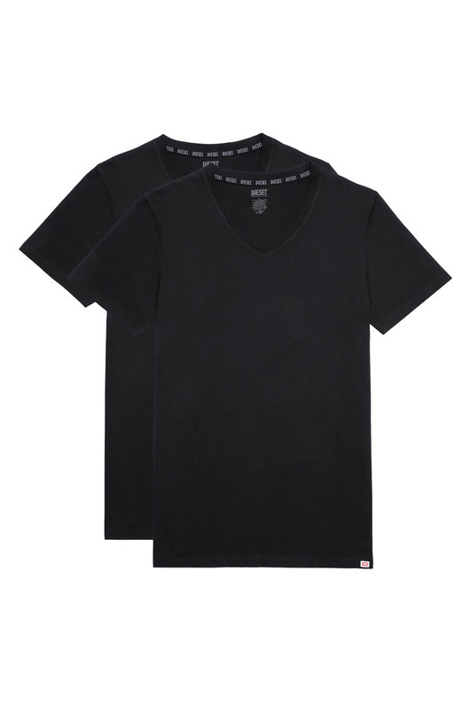 V-Neck T-Shirts With D Patch - 2 Pack