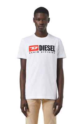 T-shirt with fleece logo | Diesel