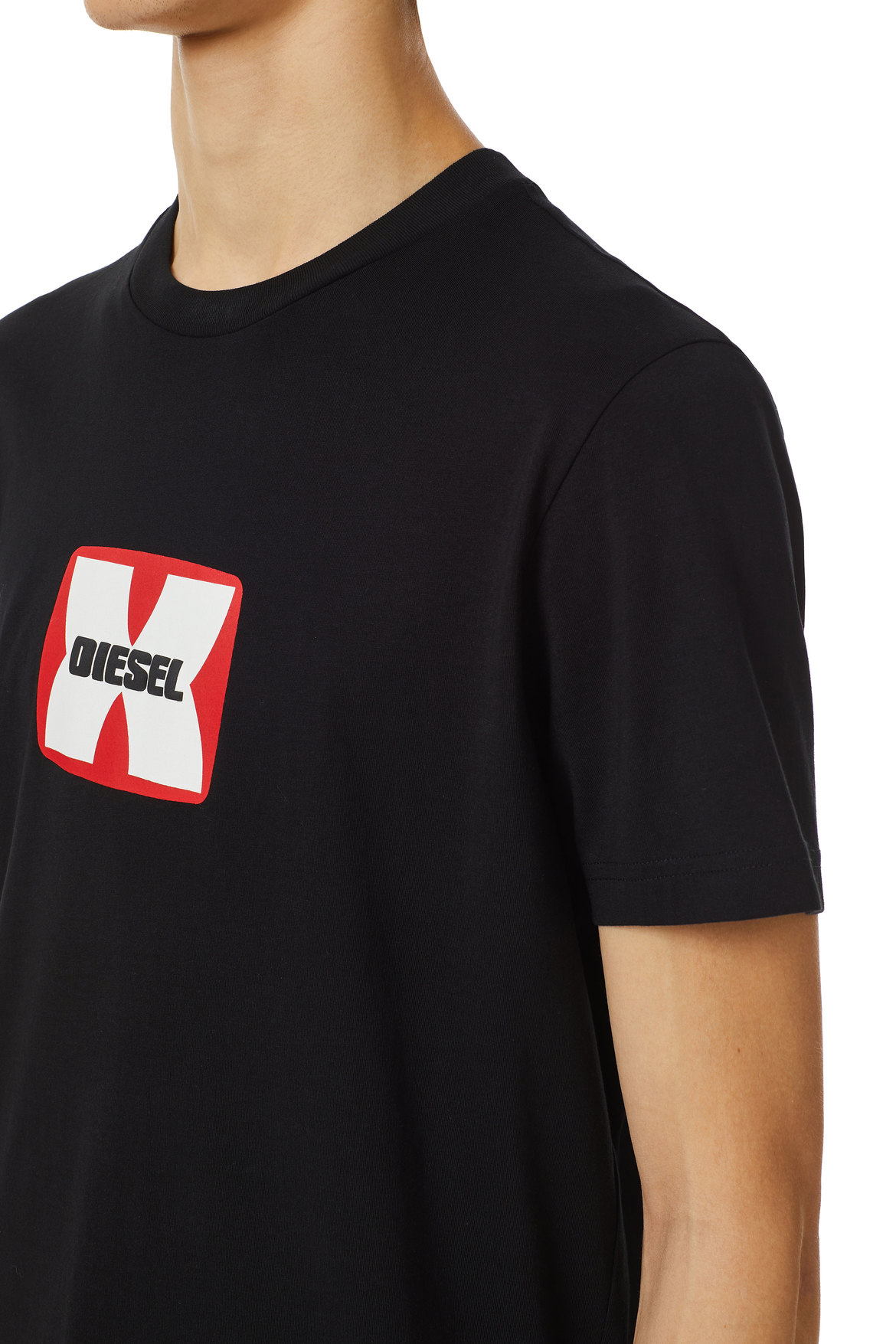 T-shirt with puff print | Diesel