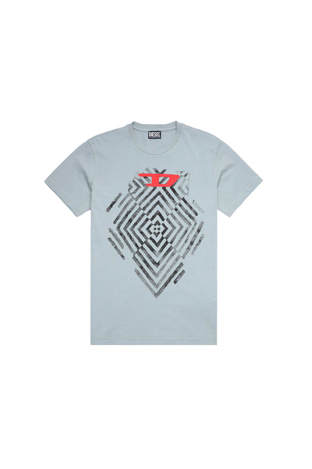 Graphic T-shirt with flock print