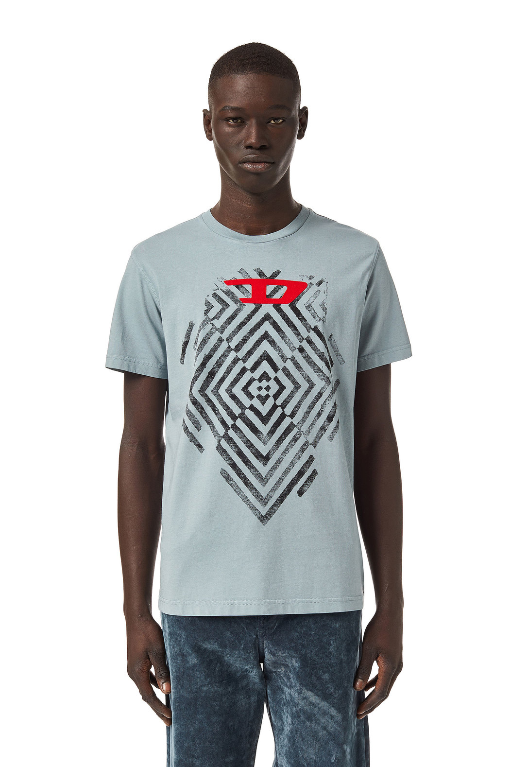 Graphic T-shirt with flock print | Diesel