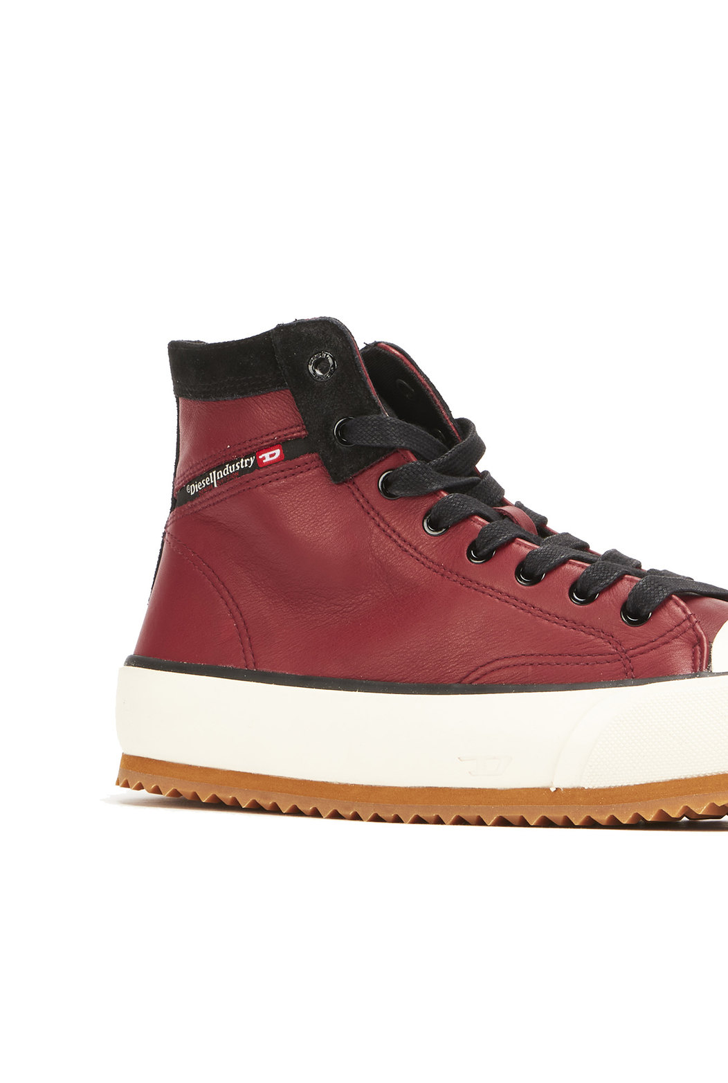 High-Top Sneakers In Leather And Suede
