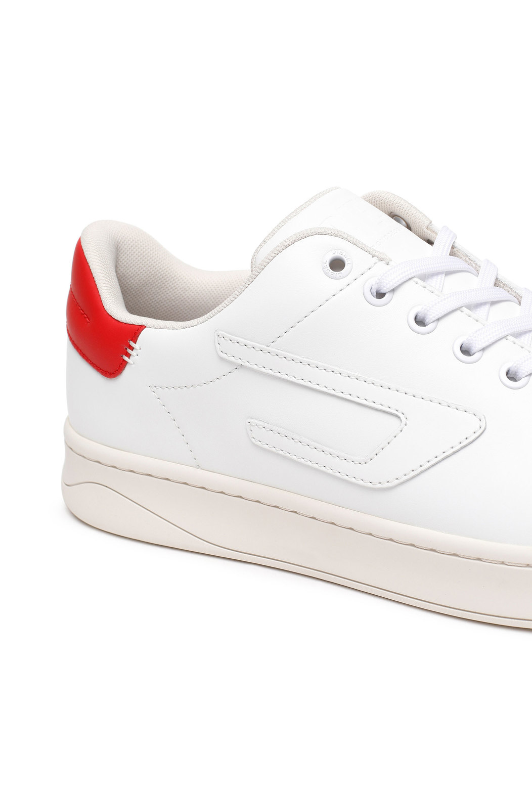 Low-Top Leather Sneakers With D Patch
