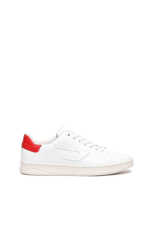 Low-Top Leather Sneakers With D Patch