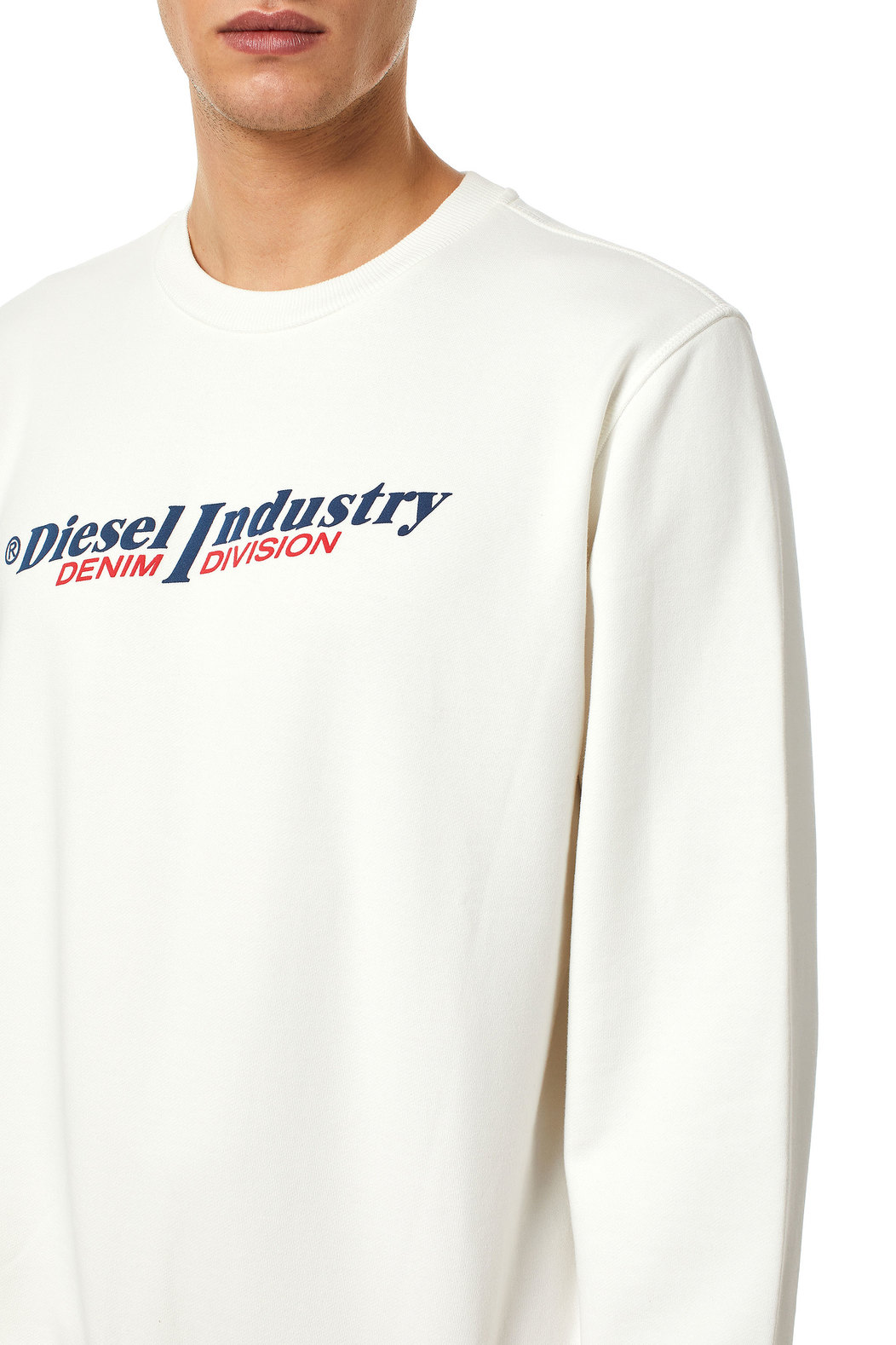 Sweatshirt with puff logo