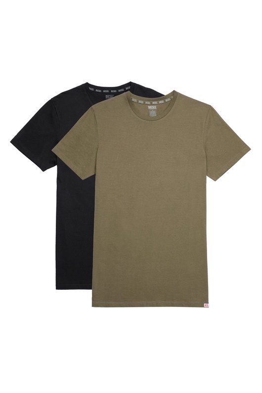 T-Shirts With D Patch - 2 Pack