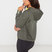 Relaxed Crop Pullover With Hoodie PLUS SIZE