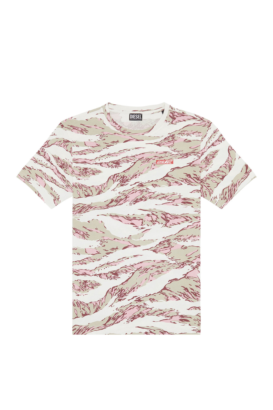 T-shirt with graphic camo print
