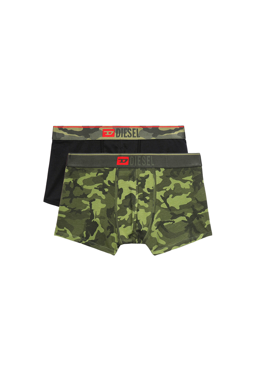 Two-pack of boxer briefs with camo print