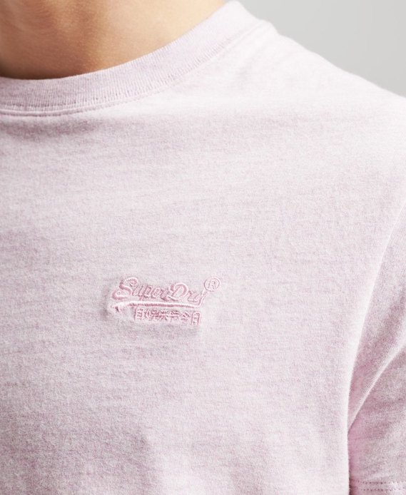 Organic Cotton Vintage Logo Embroidered T-Shirt